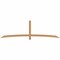 Ekena Millwork Bellingham Timber Gable Bracket, Western Red Cedar, 108"W x 31 1/2"H x 3 1/2"D x 3 1/2"F, 7/12 Pitch GBW108X31X0404BEL00SWR - alternate 1